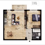 Pantelimon, apartament 2 camere, bloc finalizat
